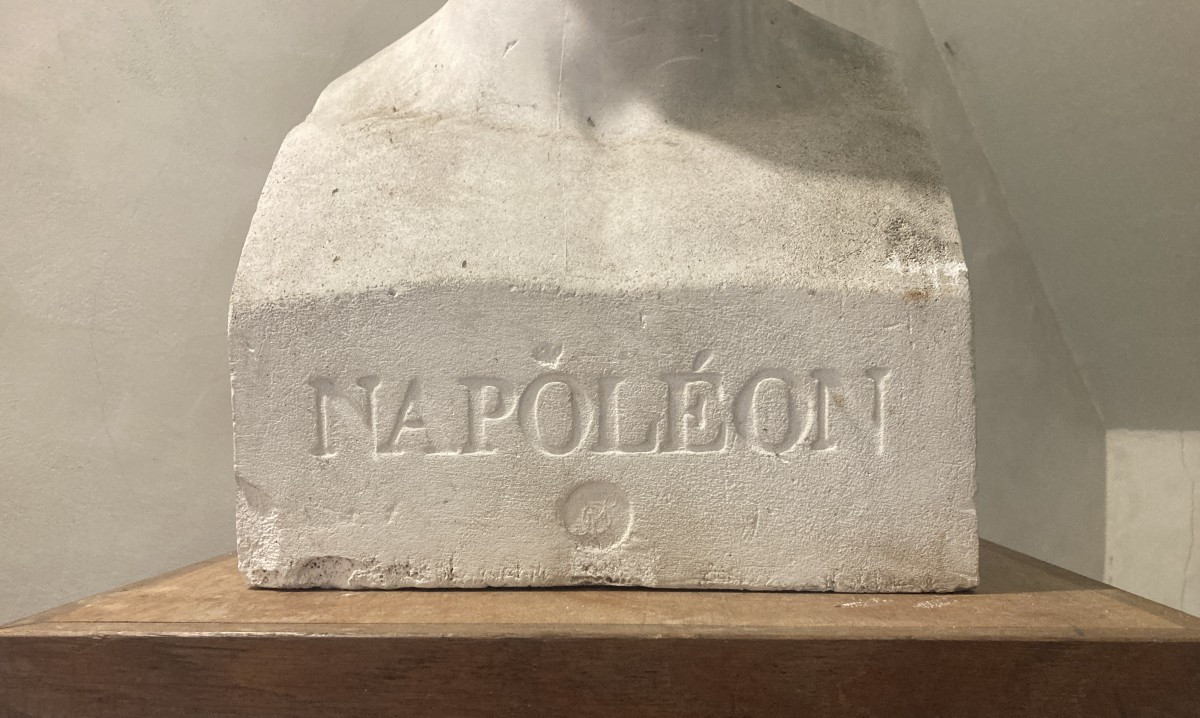 Bust Of Napoleon I In The Style Of Hermes, After Antoine-denis Chaudet, Plaster.-photo-4