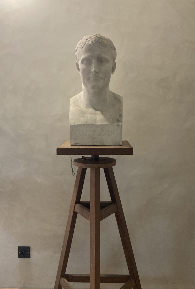 Bust Of Napoleon I In The Style Of Hermes, After Antoine-denis Chaudet, Plaster.-photo-8