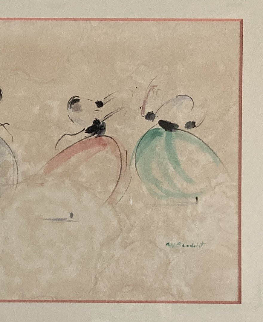 Josep Coll Bardolet (1912-2007) - Danseuses Ile de Majorque-photo-4