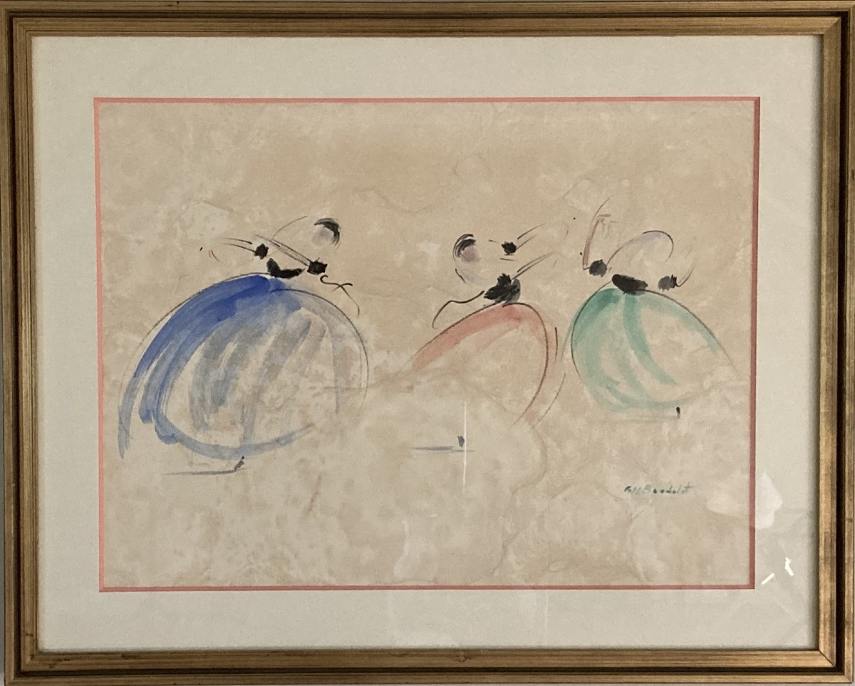 Josep Coll Bardolet (1912-2007) - Danseuses Ile de Majorque