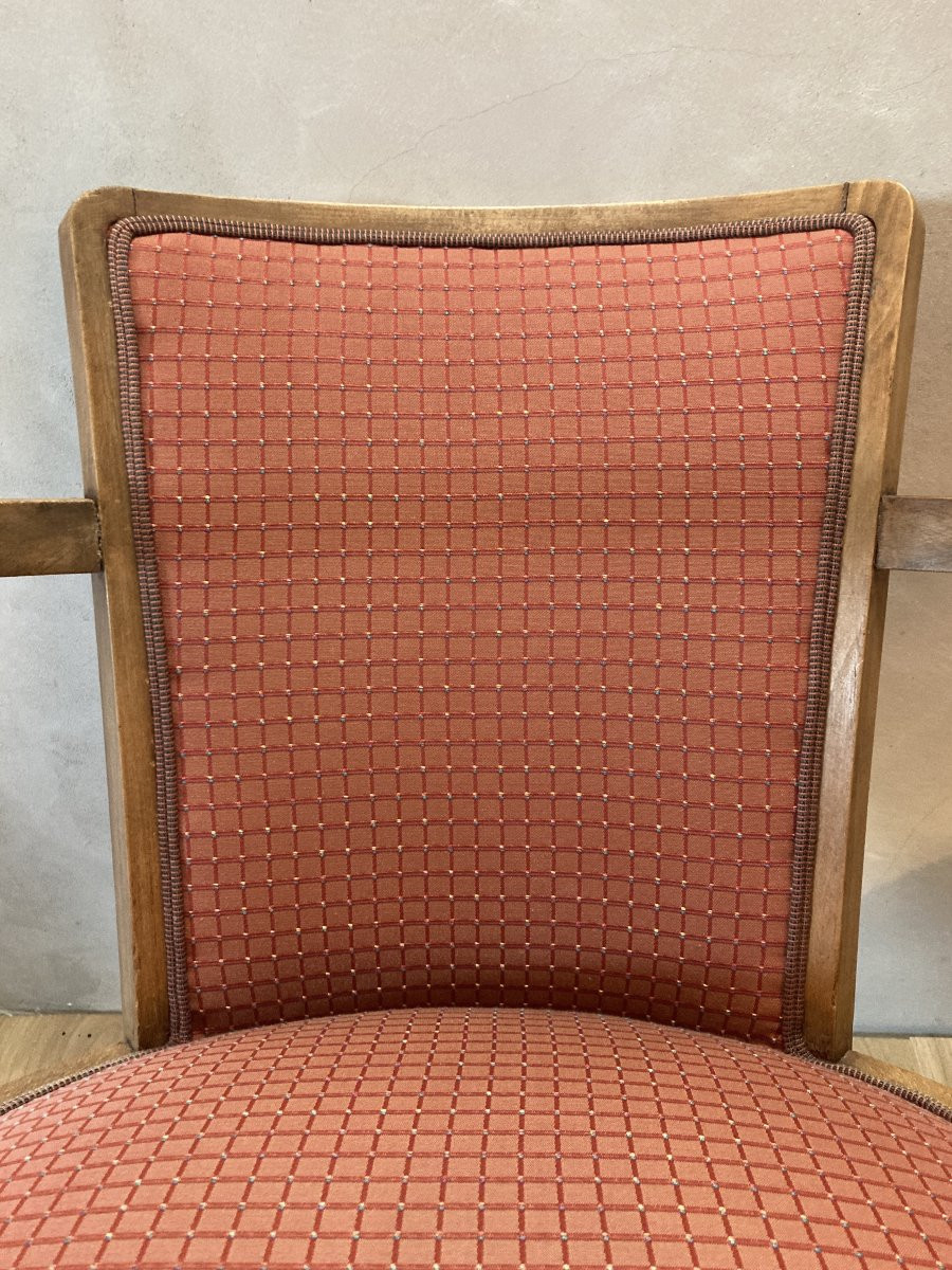 Pair Of Bridge Chairs 1930/40 Light Wood.-photo-3