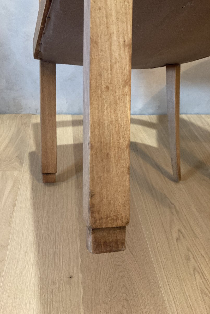 Pair Of Bridge Chairs 1930/40 Light Wood.-photo-5