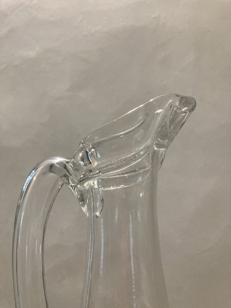 Pichet Normand en verre soufflé XVIIIème-photo-2