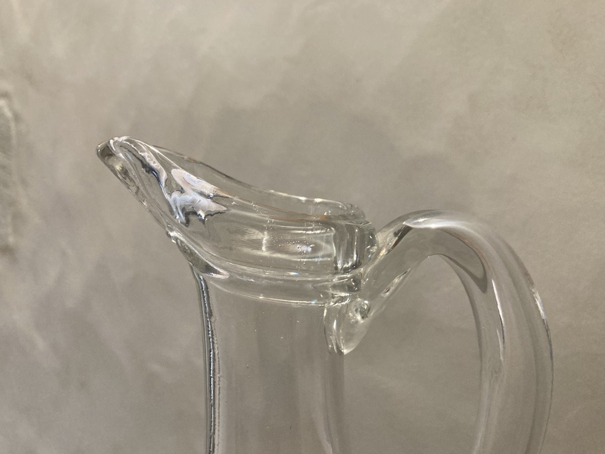 Pichet Normand en verre soufflé XVIIIème-photo-2