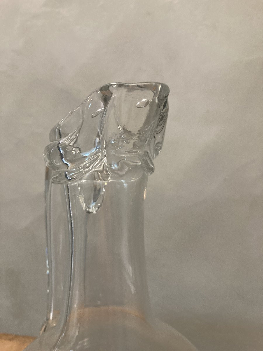 Pichet Normand en verre soufflé XVIIIème-photo-3