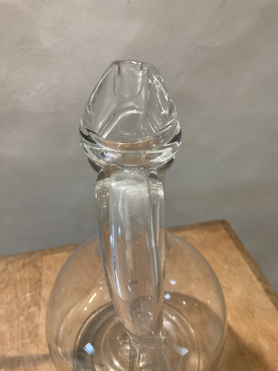 Pichet Normand en verre soufflé XVIIIème-photo-5