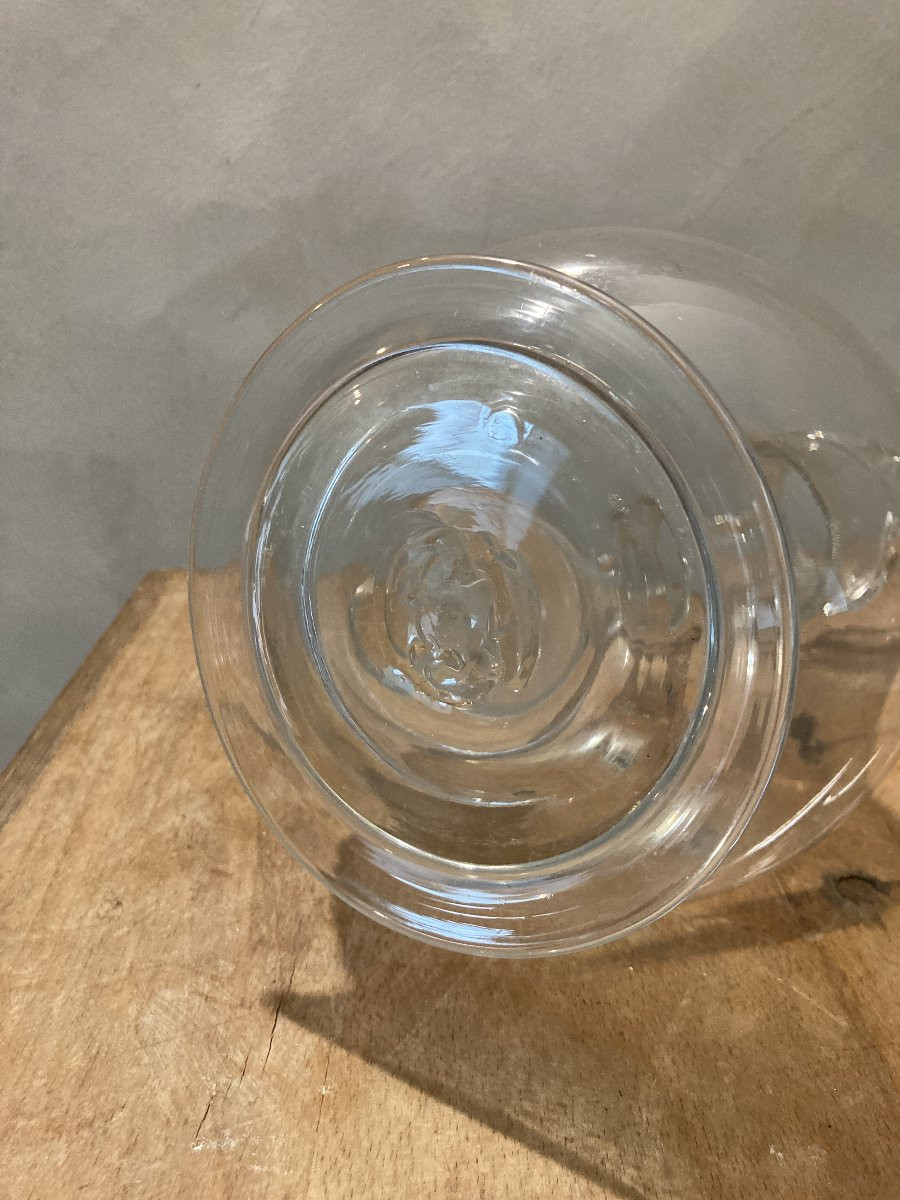 Pichet Normand en verre soufflé XVIIIème-photo-7