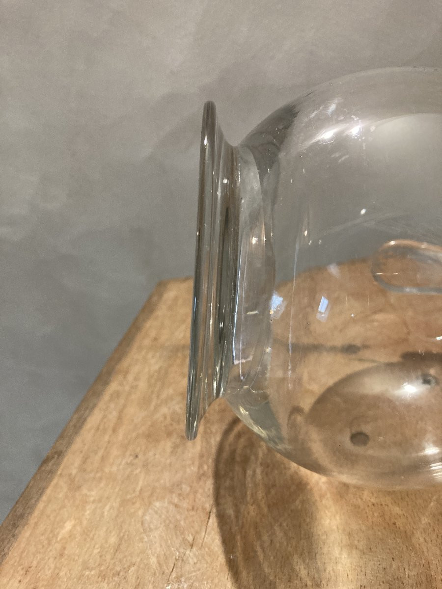 Pichet Normand en verre soufflé XVIIIème-photo-8