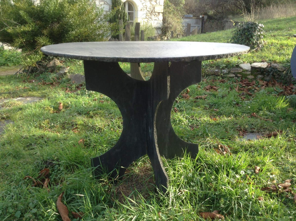 Table en ardoise  circa 1920