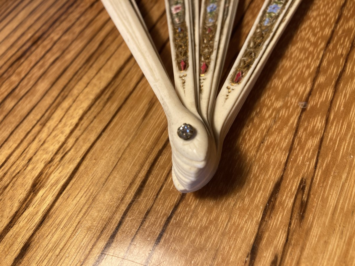 19th Century Fan Mount.-photo-5