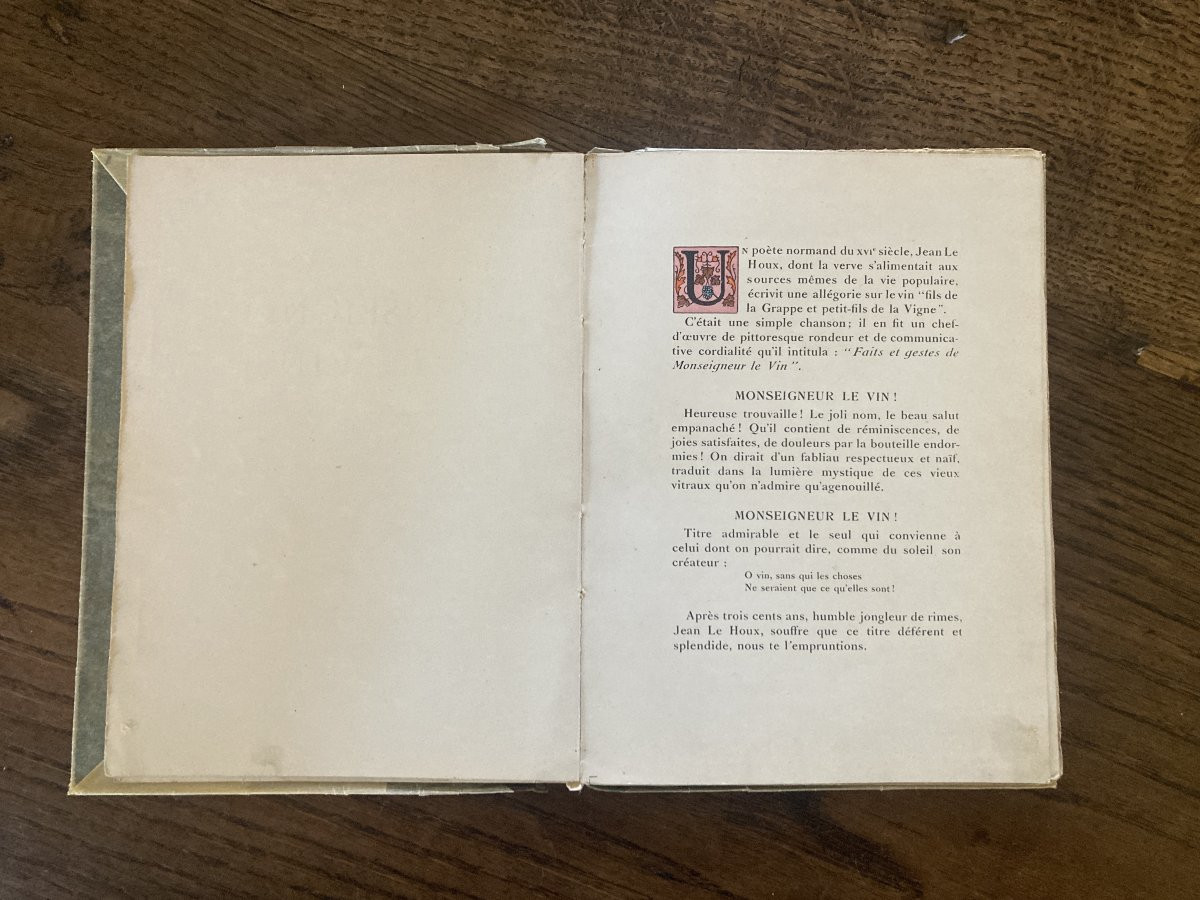 Monseigneur le Vin - "Le Vin à travers l'Histoire" - Établissement Nicolas 1924-photo-3