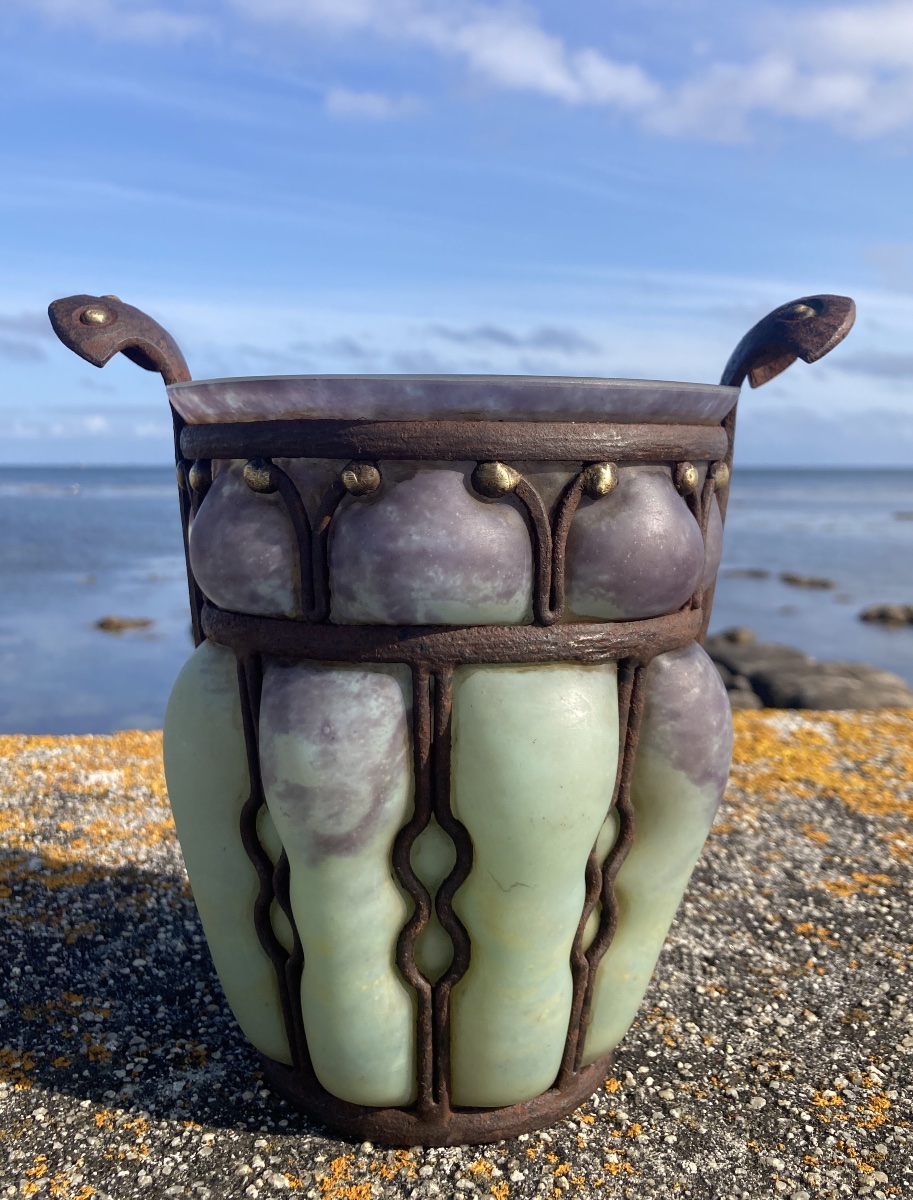 Vase Daum et Majorelle 