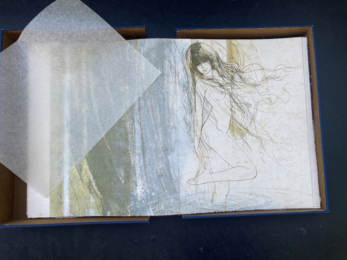 Curiosa Erotisme. Pierre Louys / Valadie (lithographs By) - Leda. -photo-1