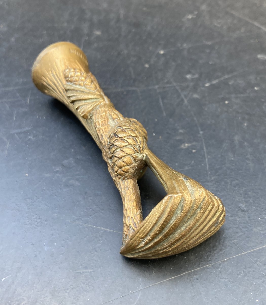 Cachet en bronze Art Nouveau signé BERTIN-photo-3