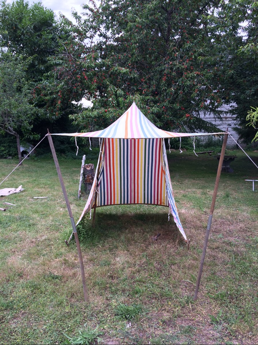 Vintage Beach Tent.-photo-4