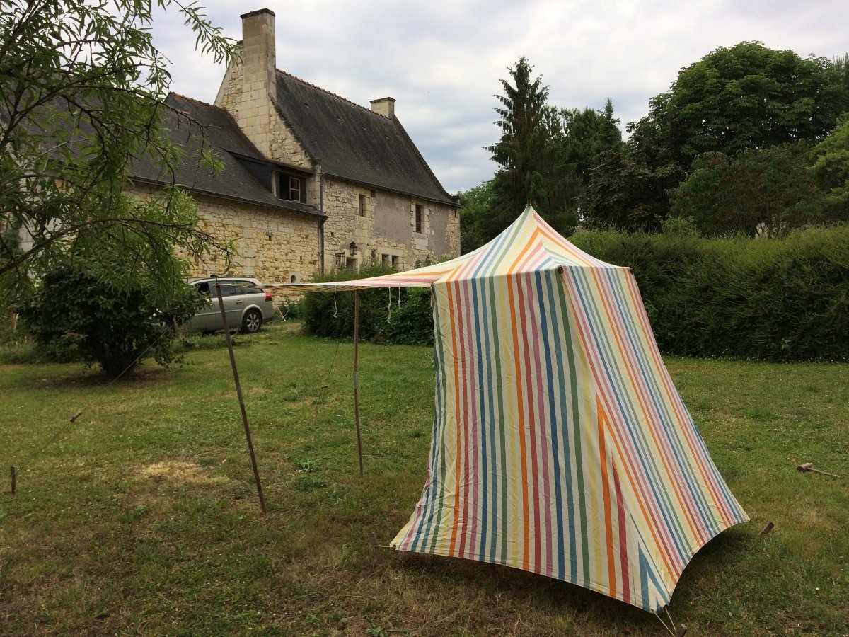 Vintage Beach Tent.-photo-2