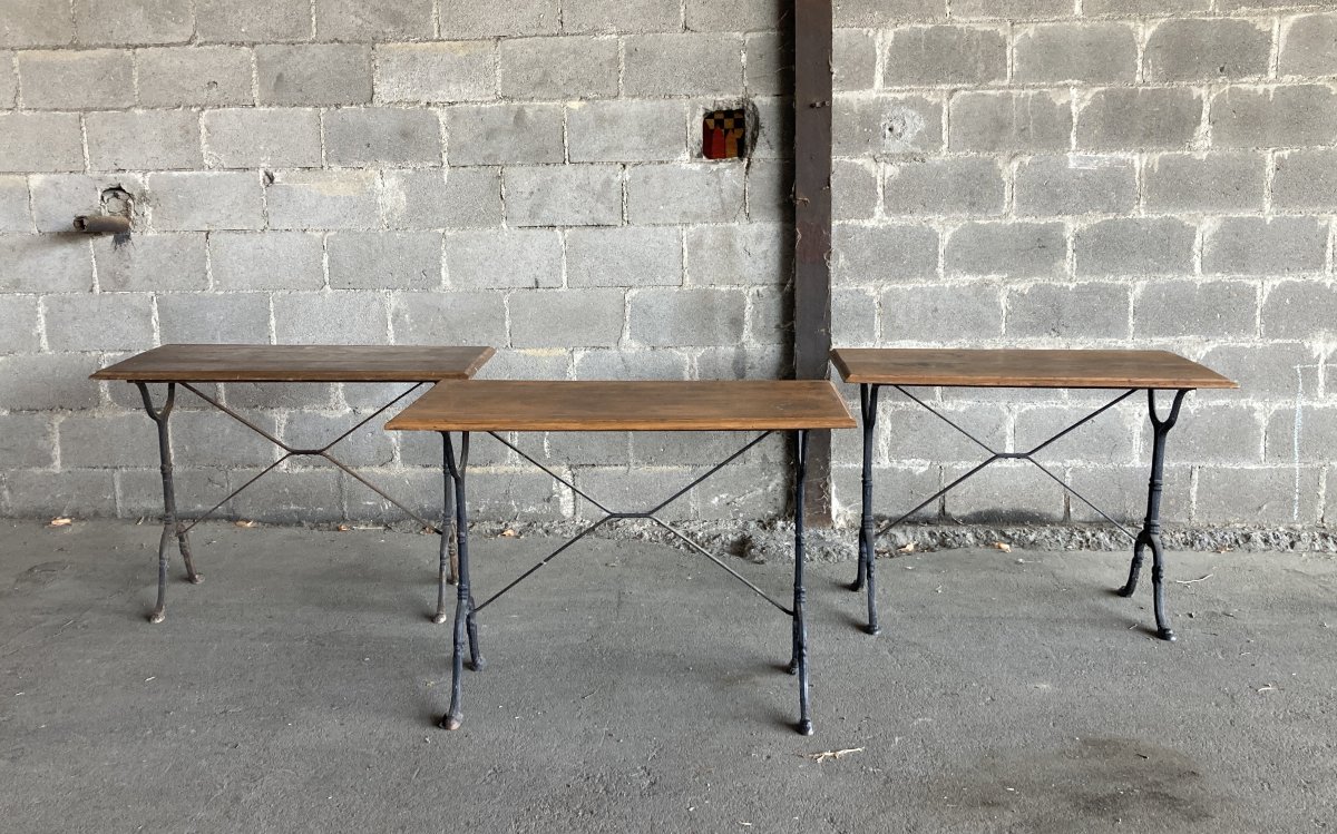 1900s Bistro Tables - Set Of 3.-photo-2
