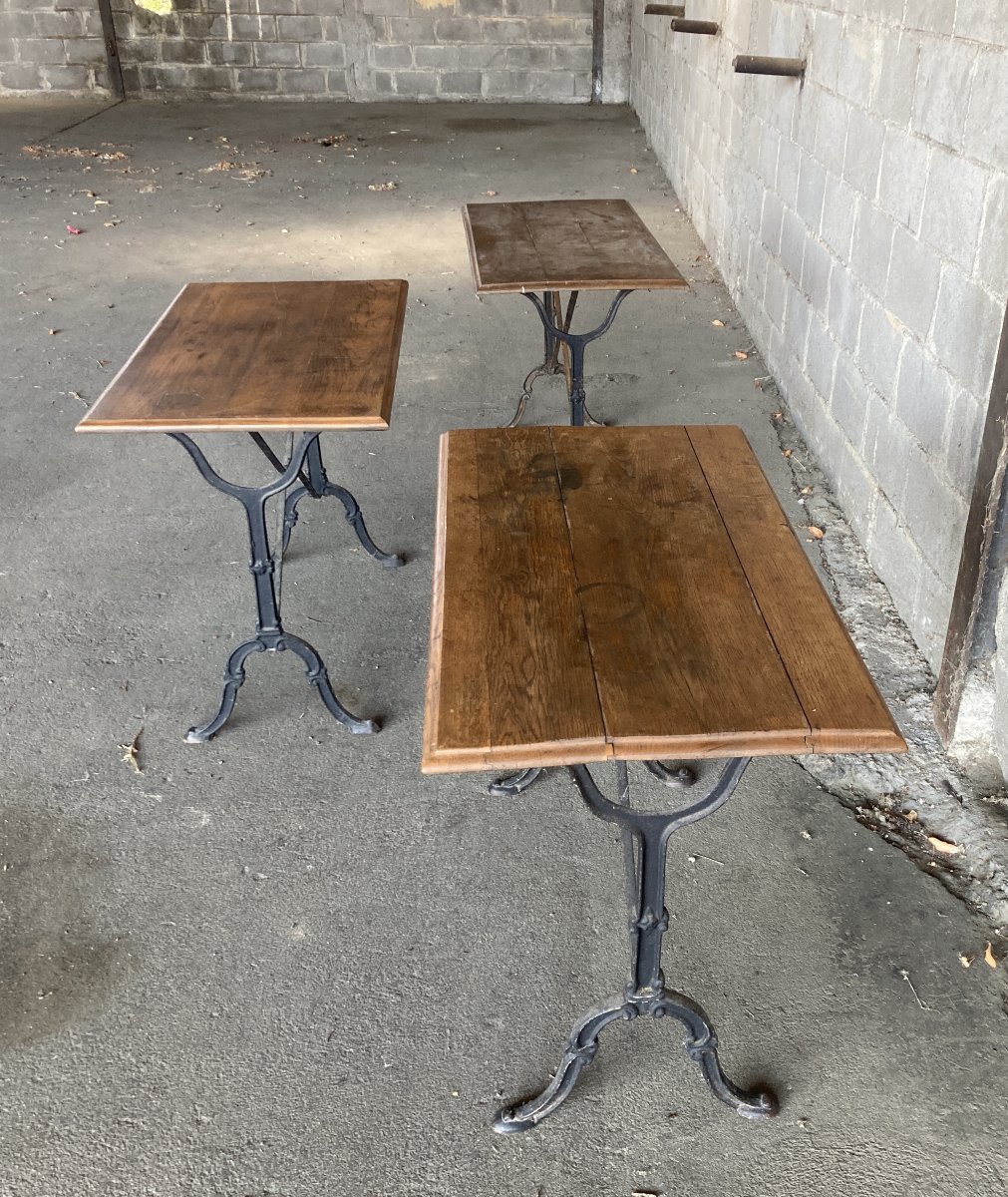 1900s Bistro Tables - Set Of 3.-photo-3