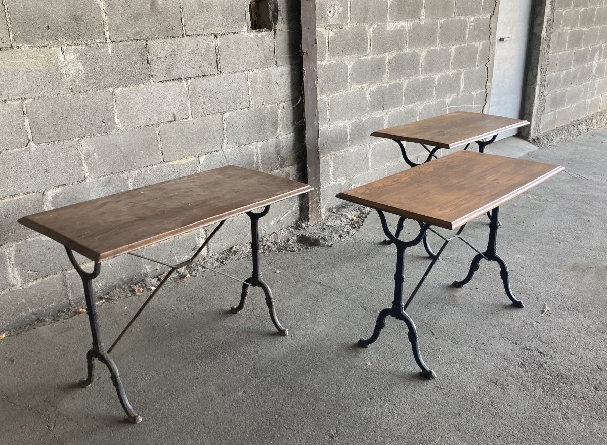 1900s Bistro Tables - Set Of 3.-photo-2