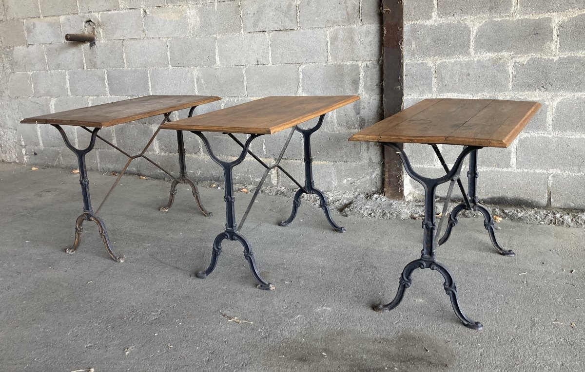 1900s Bistro Tables - Set Of 3.-photo-3