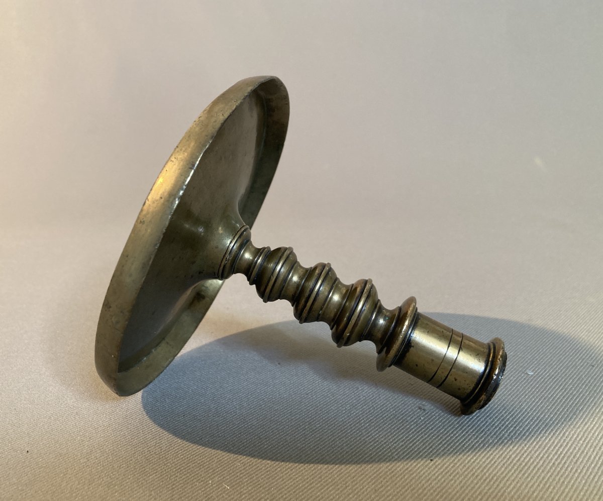 17th-century Flemish Candlestick.-photo-2