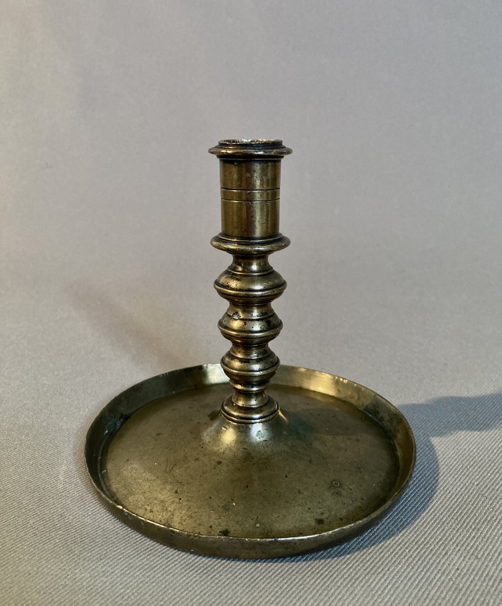 17th-century Flemish Candlestick.-photo-4
