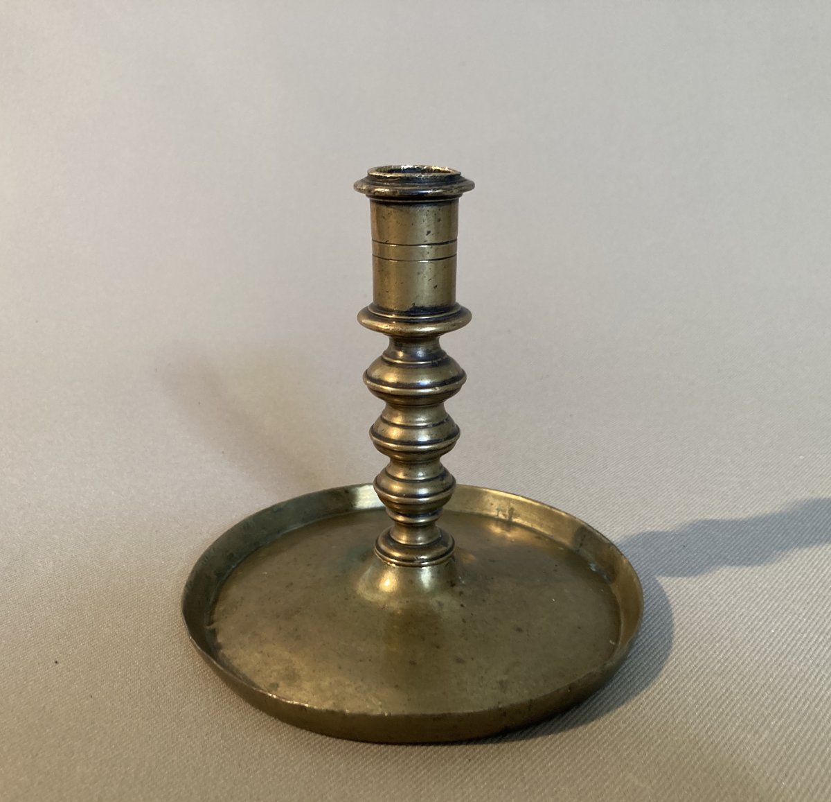17th-century Flemish Candlestick.-photo-4