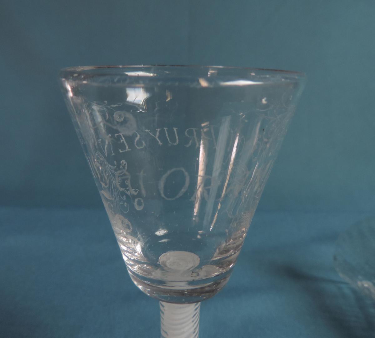 Lot Of 9 Glasses Eighteenth / France / Germany / England / Belgium ...-photo-7