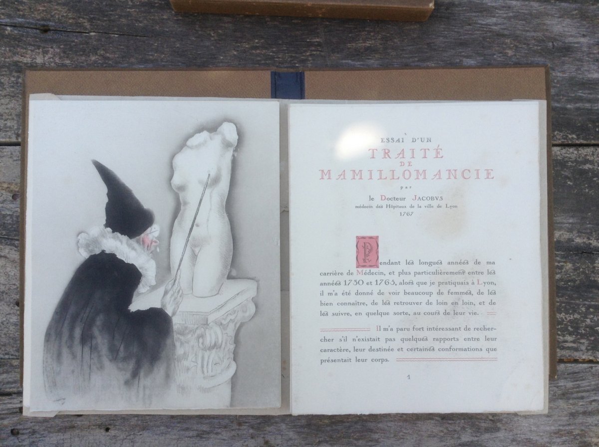 "LA VIE DES SEINS"-Docteur JACOBUS-Livre rare imagée par Louis ICART.