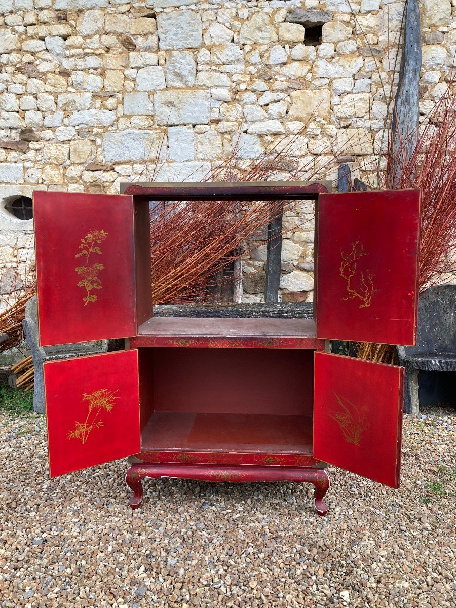 Lacquered Chinese Cabinet-photo-6