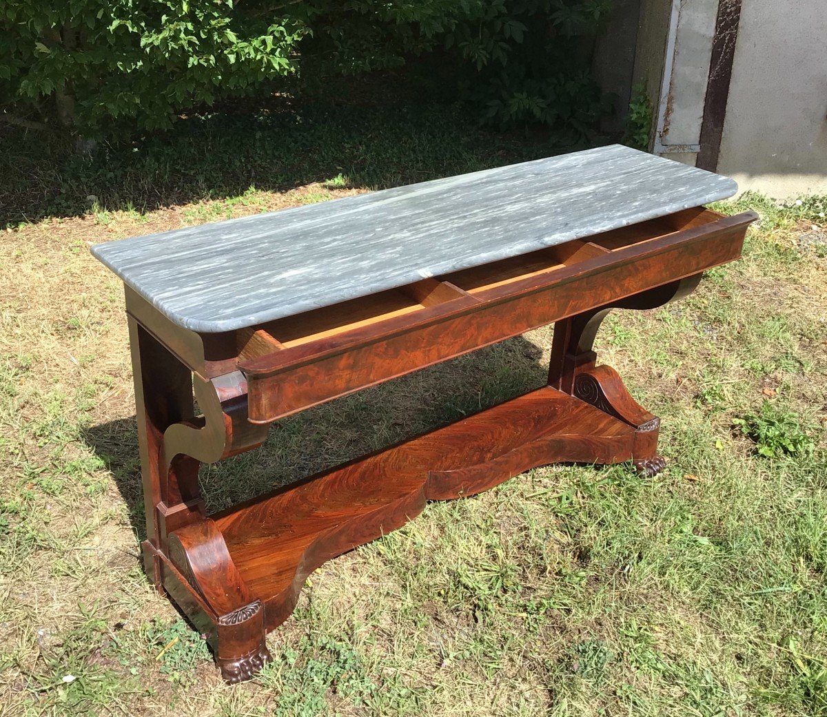 Restoration Mahogany Console-photo-3