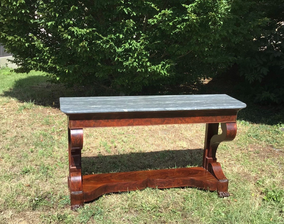 Restoration Mahogany Console-photo-6