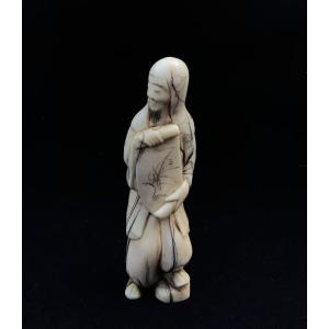 "okimono In Ivory-japan Meiji Period (1868-1912)"