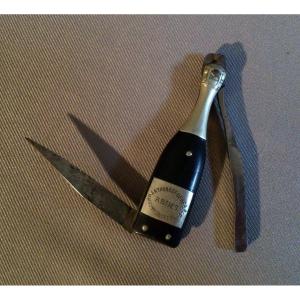 Couteau Coupe Muselet Champagne Roederer Reims.