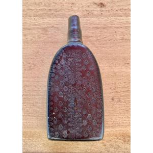 Poire à poudre Fleurs de lys XVIIIème