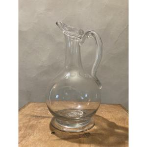 Pichet Normand en verre soufflé XVIIIème