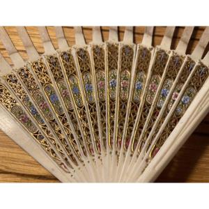 19th Century Fan Mount.