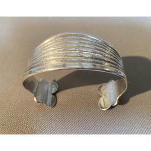 Bracelet manchette argent DELAVAN René