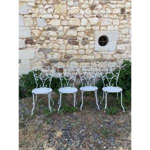 4 chaises de jardin