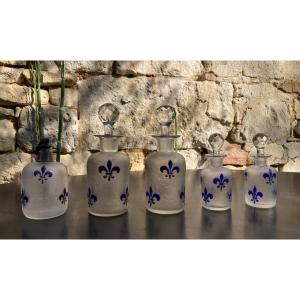 Baccarat, Saint Louis, And Daum Toiletry Sets