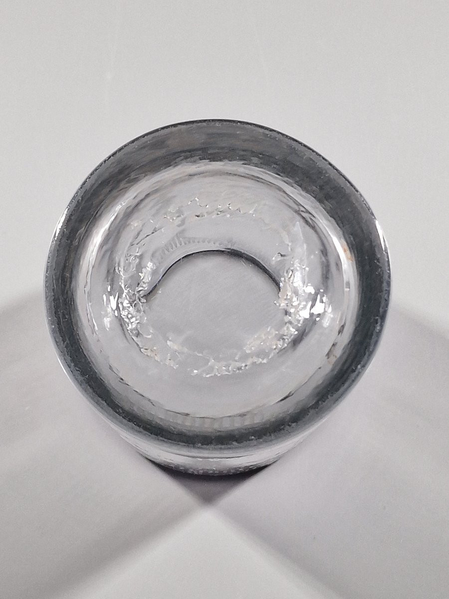 Gobelet patronymique en verre - Normandie, Tanville, début du XIXème siècle-photo-4