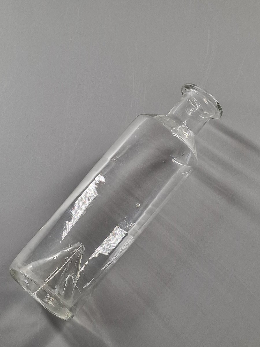 Small Wine Measure In Colorless Translucent Glass - Late 18th Century-photo-3