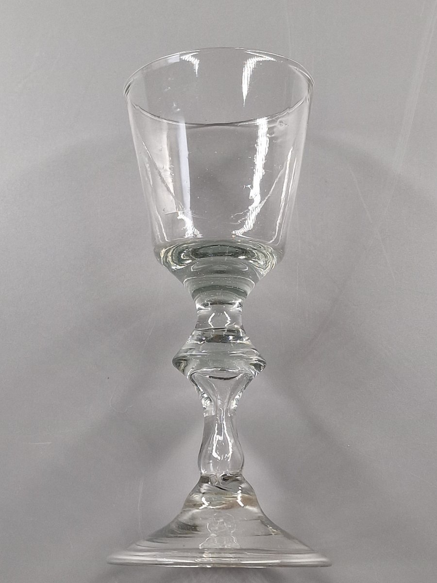Grand verre dit bourguignon en verre soufflé - XVIIIe siècle-photo-8