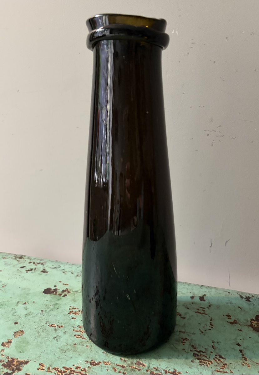 Deux bocaux à truffes en verre soufflé teinté - Fin du XVIIIe siècle 18e-photo-2