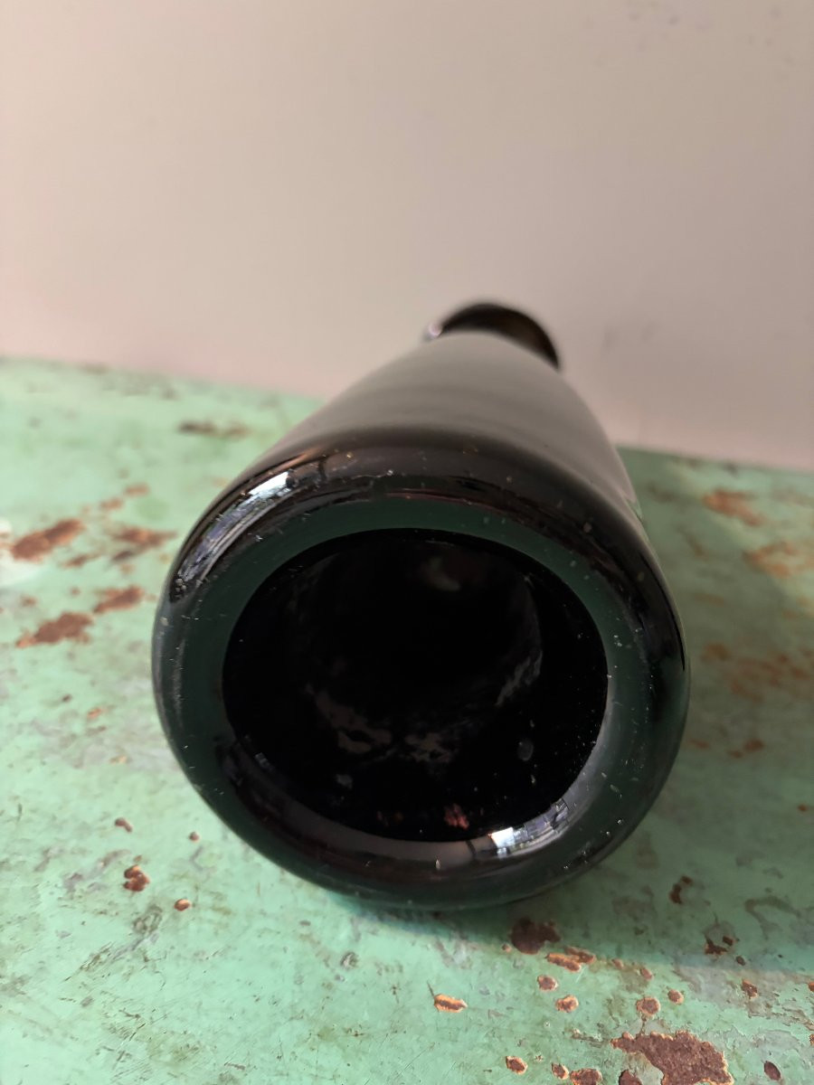 Deux bocaux à truffes en verre soufflé teinté - Fin du XVIIIe siècle 18e-photo-4