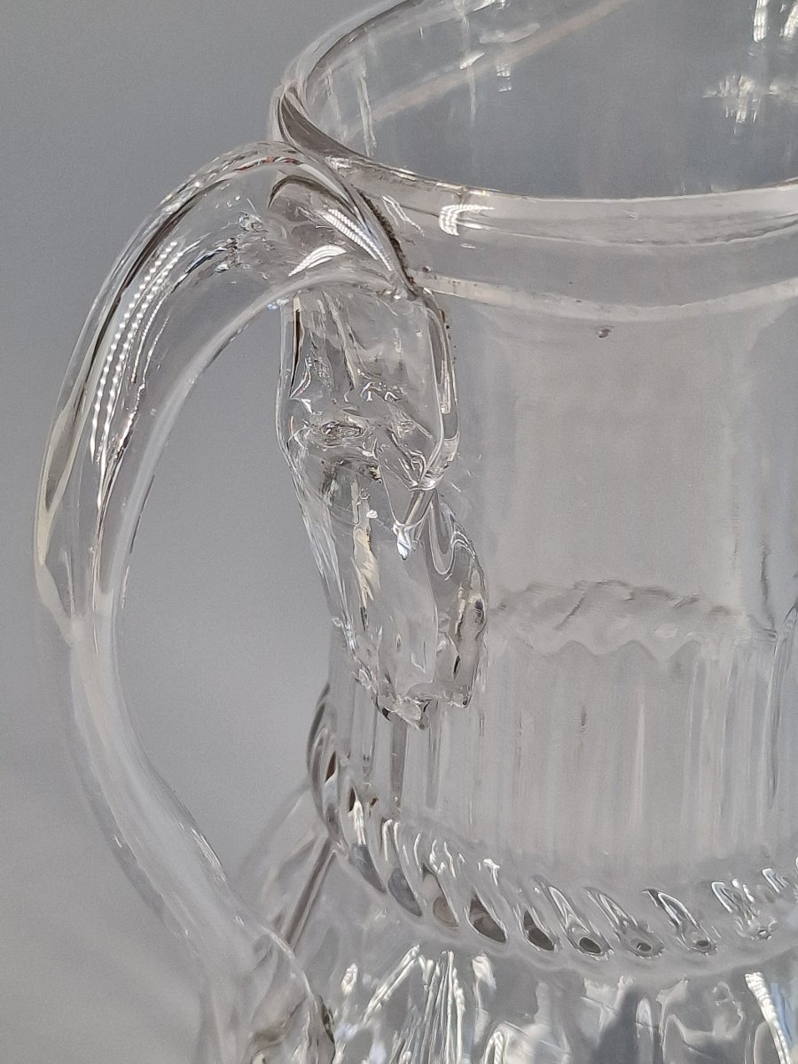Normandy, Blown Glass Cider Pitcher - 19th Century -photo-6