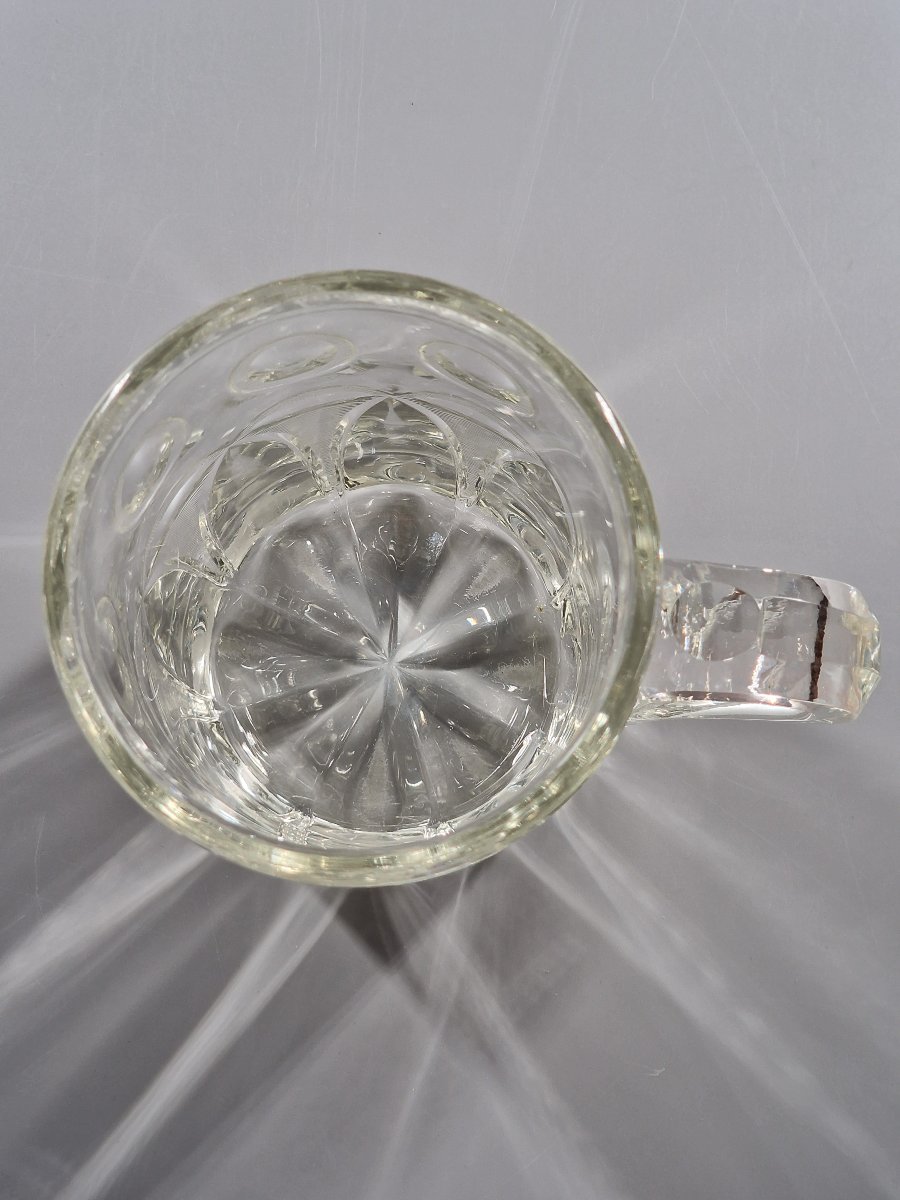 Molded, Cut Crystal Mug Engraved With A Commemorative Dedication – Poland, 19th Century-photo-6