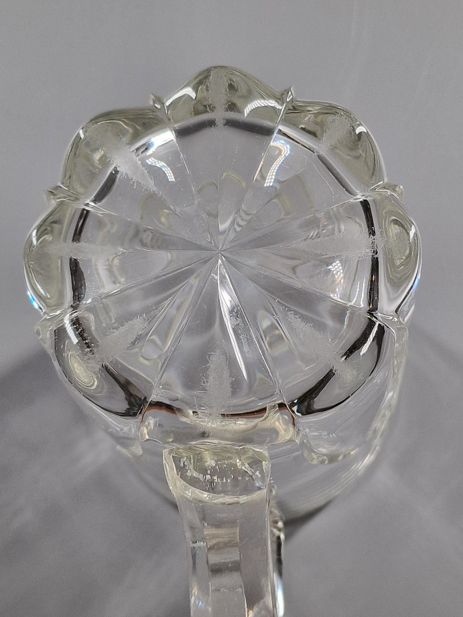 Molded, Cut Crystal Mug Engraved With A Commemorative Dedication – Poland, 19th Century-photo-7