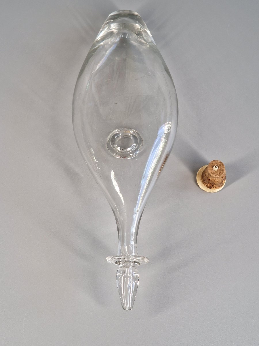 [Puériculture] Biberon en verre soufflé et bouchon en os – XIXe siècle-photo-5