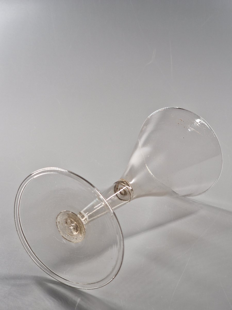 Venice Or Venice-style, Stemmed Glass—late 16th–early 17th Century-photo-4